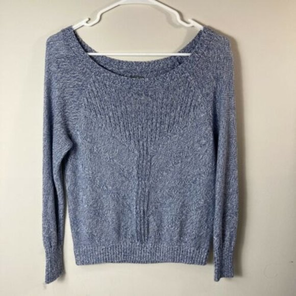 Soho New York & Company Jeans Blue and White Sweater Size X Small - Picture 1 of 7